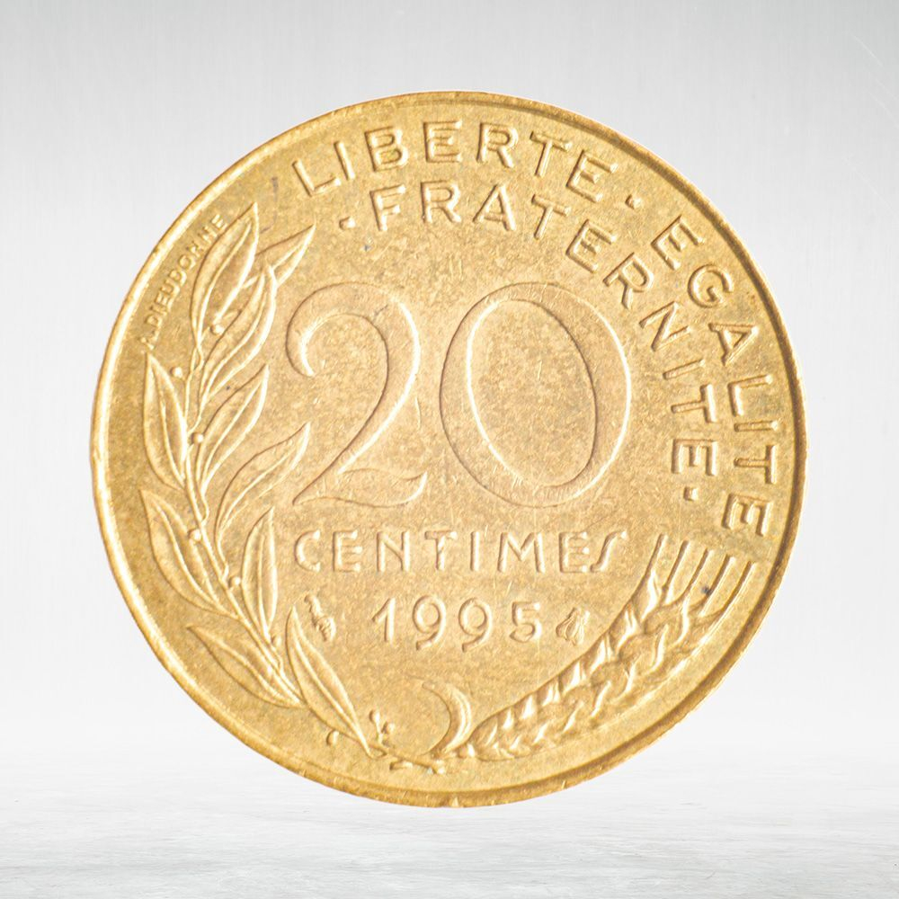 France, 20 Centimes 1995 - Marianne, VF
