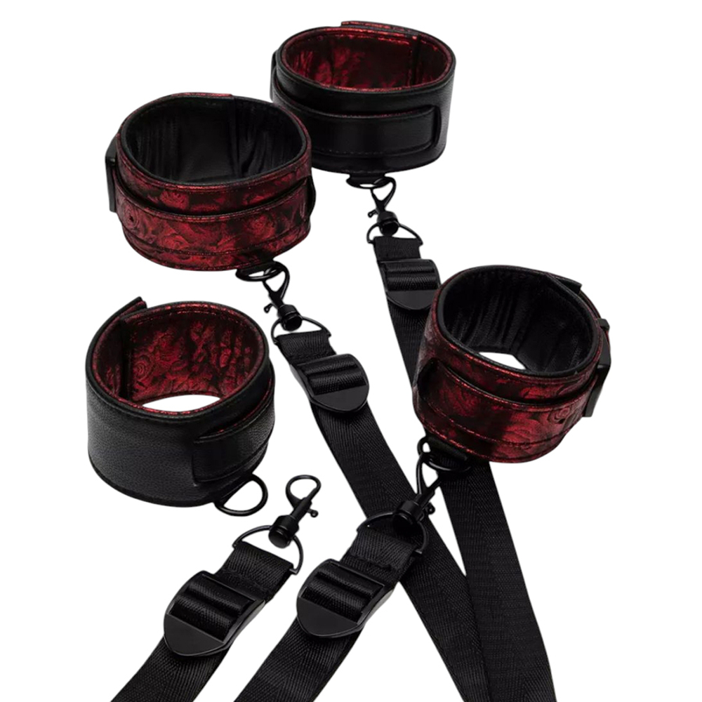 Набор для фиксации ограничения движений Fifty Shades of Grey Sweet Anticipation Restraint Set Red