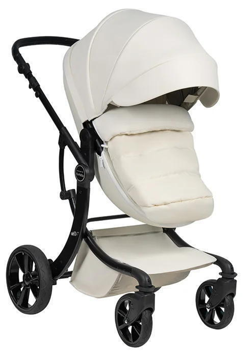 Детская коляска трансформер Aimile Spring молочный