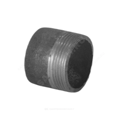 Резьба сталь Ду 40 L=40мм из труб по ГОСТ 3262-75 МеталлПромИнвест
