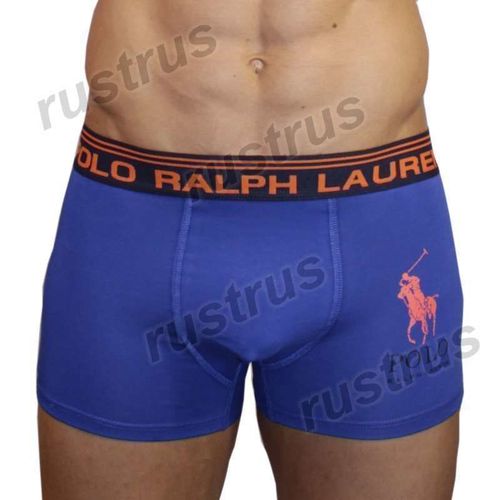 Мужские трусы боксеры синие POLO RALPH LAUREN