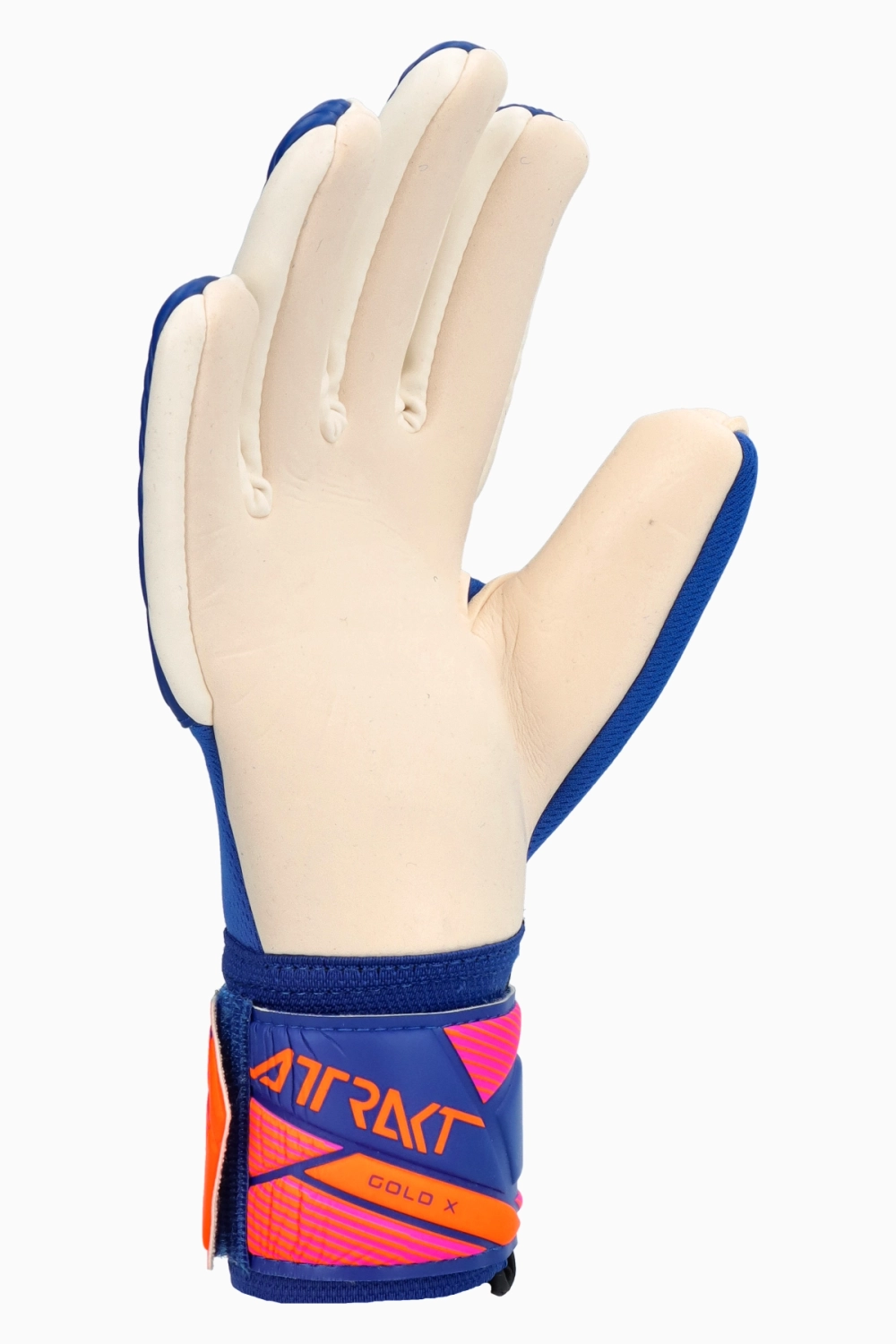 Вратарские перчатки Reusch Attrakt Gold X NC Junior - синий