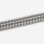 Хрустальный жемчуг, оттенок "Пепельная дымка", шар 4мм
