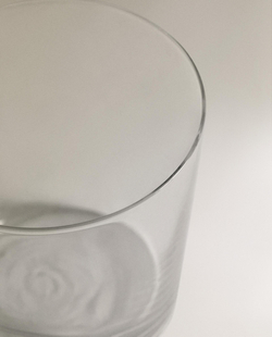 Zara Home стакан из стекла, цвет прозрачный, 9 см · 6297/561