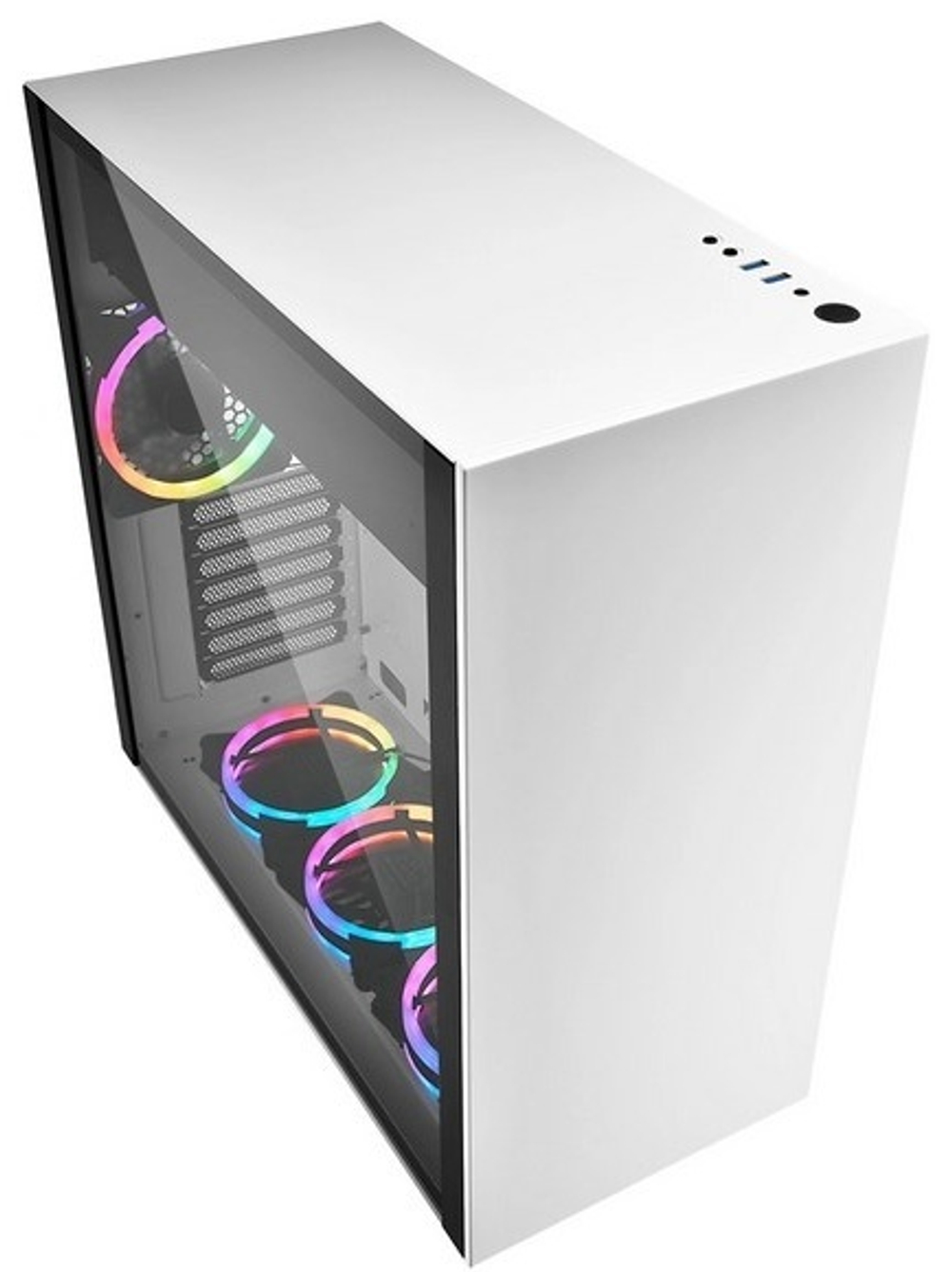 Корпус Sharkoon Pure Steel White RGB белый