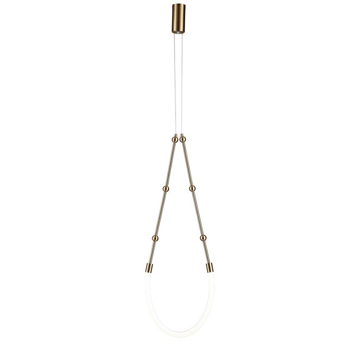 Подвесной светодиодный светильник Indigo Corda 14010/1P Brass V000062L
