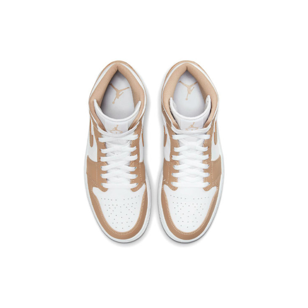 Кроссовки Air Jordan 1 Mid Tan Gum