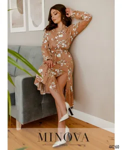 Платье 2172-пудровый Minova