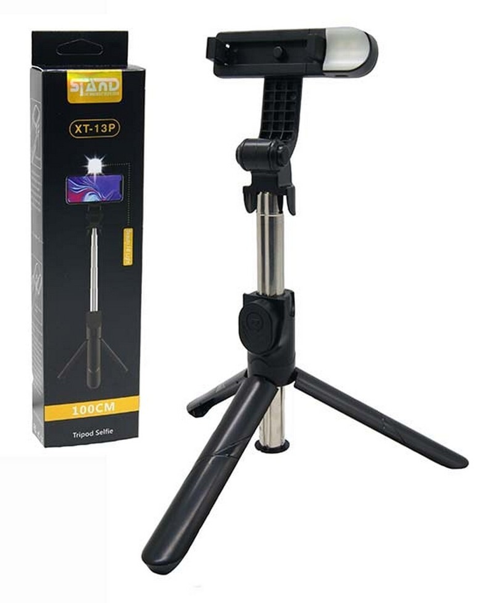 Монопод для селфи+Tripod XT-13P Bluetooth (черный)