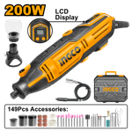 Гравер электрический с гибким валом INGCO MG2008 200 Вт