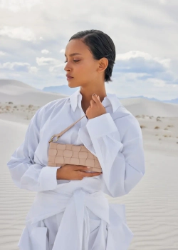 POLENE СУМКА NEITI, СВЕТЛО-БЕЖЕВЫЙ