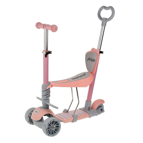 Самокат Moby Kids Pony 3 в 1, розовый