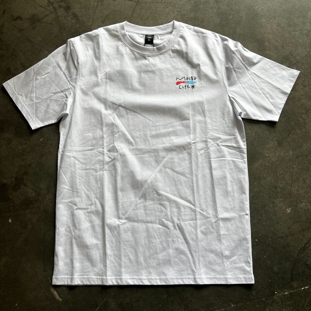 Футболка Macba Life x Ruben Sanchez Survival Tee White