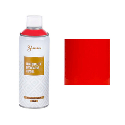 Краска-спрей матовая "Siana high quality" 0,52л (Красный)