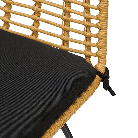 Барный стул Vetle Flat, светлый ротанг