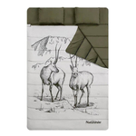 Спальный мешок Naturehike двухместный с подушкой NH21MSD06