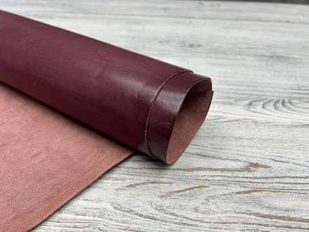Cusna Bordo (1,3-1,5 мм), цв. Бордовый, натуральная кожа