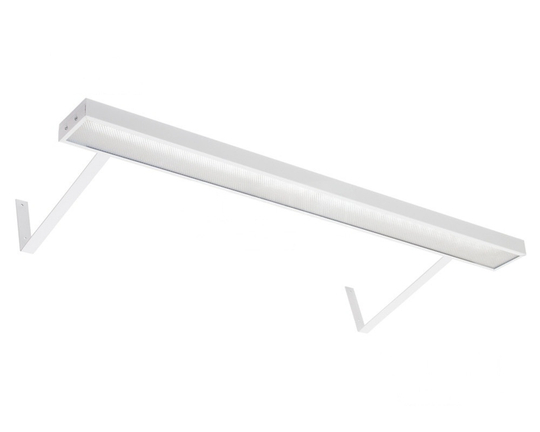 Светильник LED для школьной доски 2х36 35Вт 3000К призма IP40 CRI90 1195х110х40мм DARKLUM