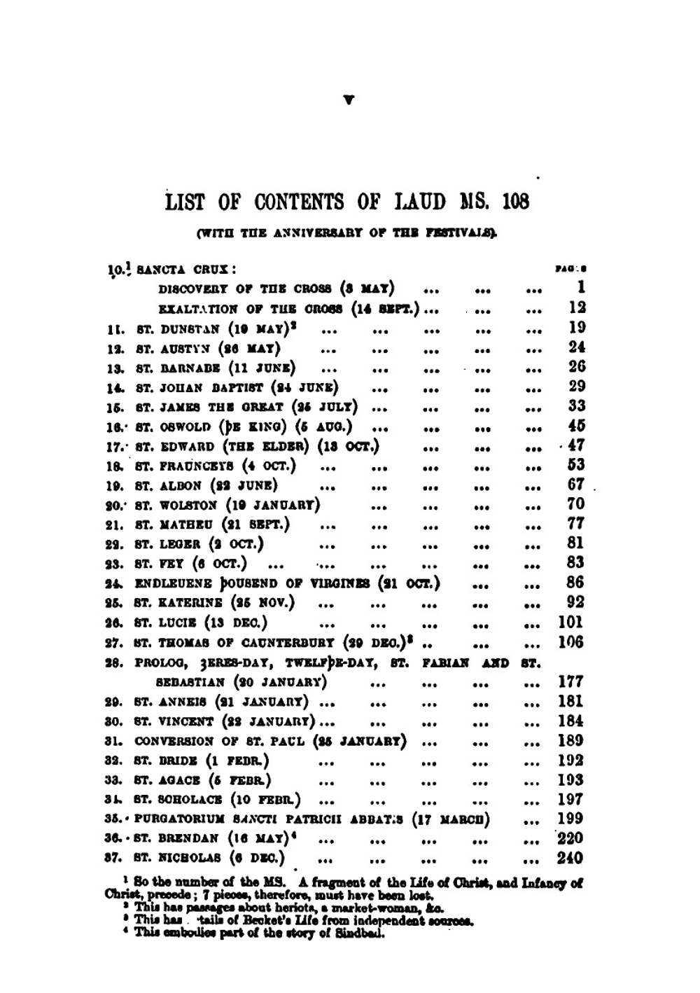 The Early South-English Legendary. Or, Lives of Saints. I. Ms. Laud, 108, in the Bodleian Library (Middle English Edition) | Carl Horstmann