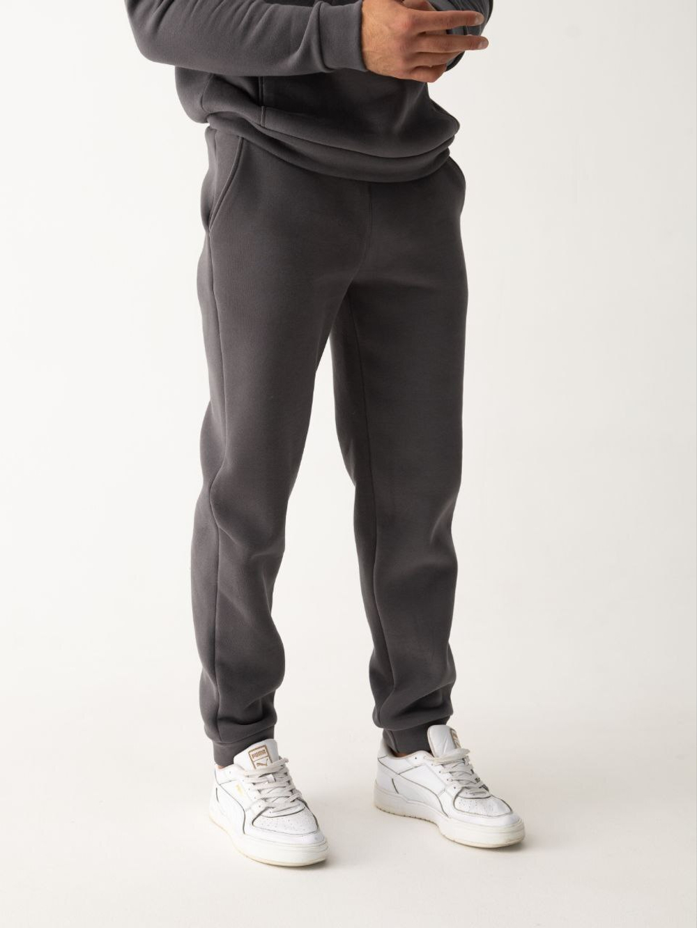 Костюм мужской спортивный теплый. Графит