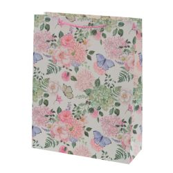 GAEM Пакет подарочный L (бумага 210г/м2, блок микс 12шт), L31 W12 H40 см, 4в.