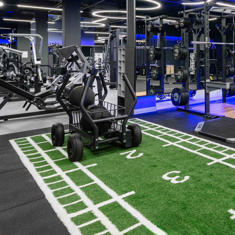 Искусственный газон (трава) для функционального тренинга с разметкой 2x15 TANGEN
