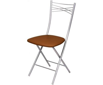 Стул для кухни Кухонный складной Мебель со спинкой для дома NIKA Коричневый АРТ ССН1/3
