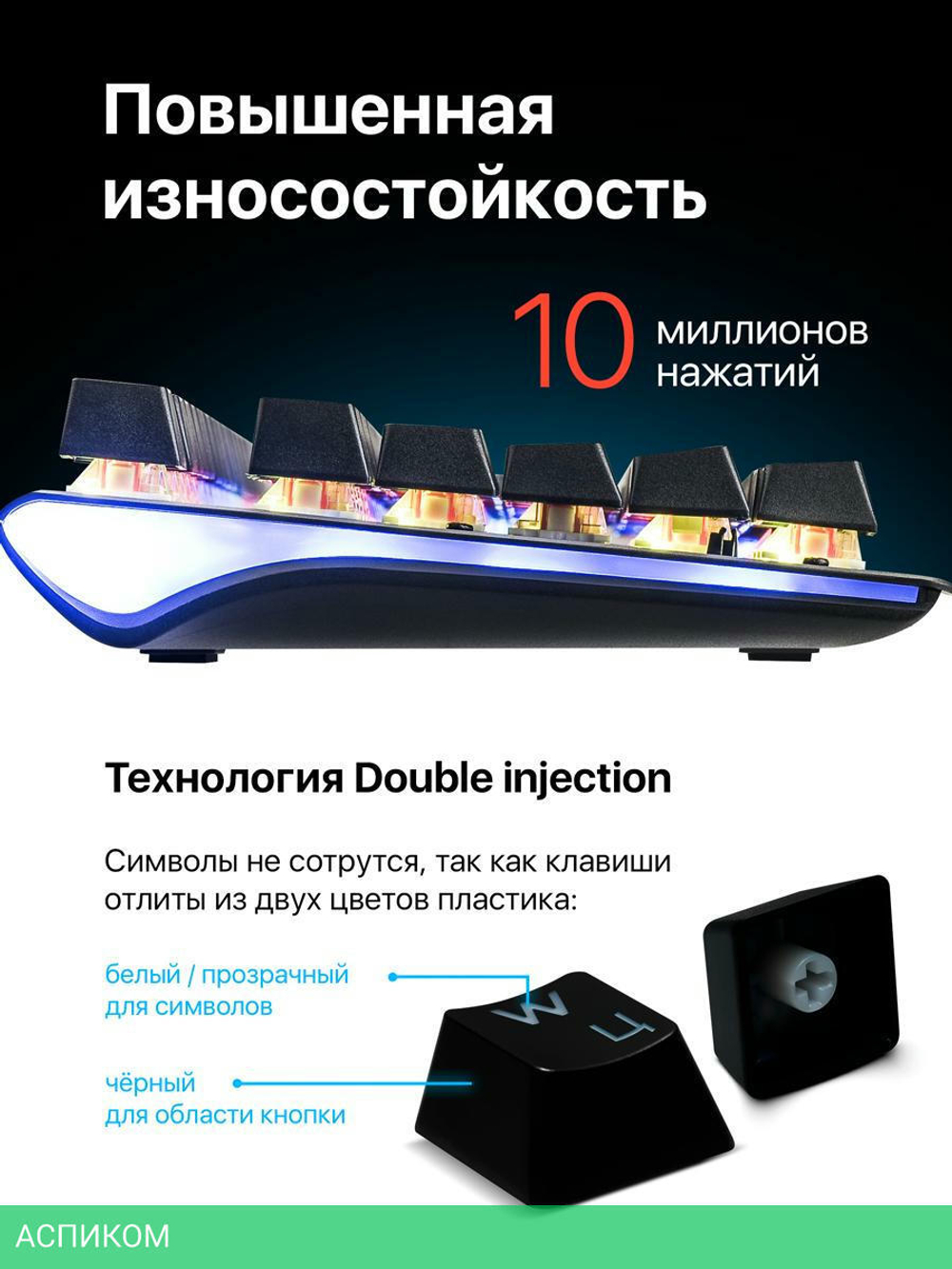 Клавиатура Defender Dark Arts GK-375 (45375)