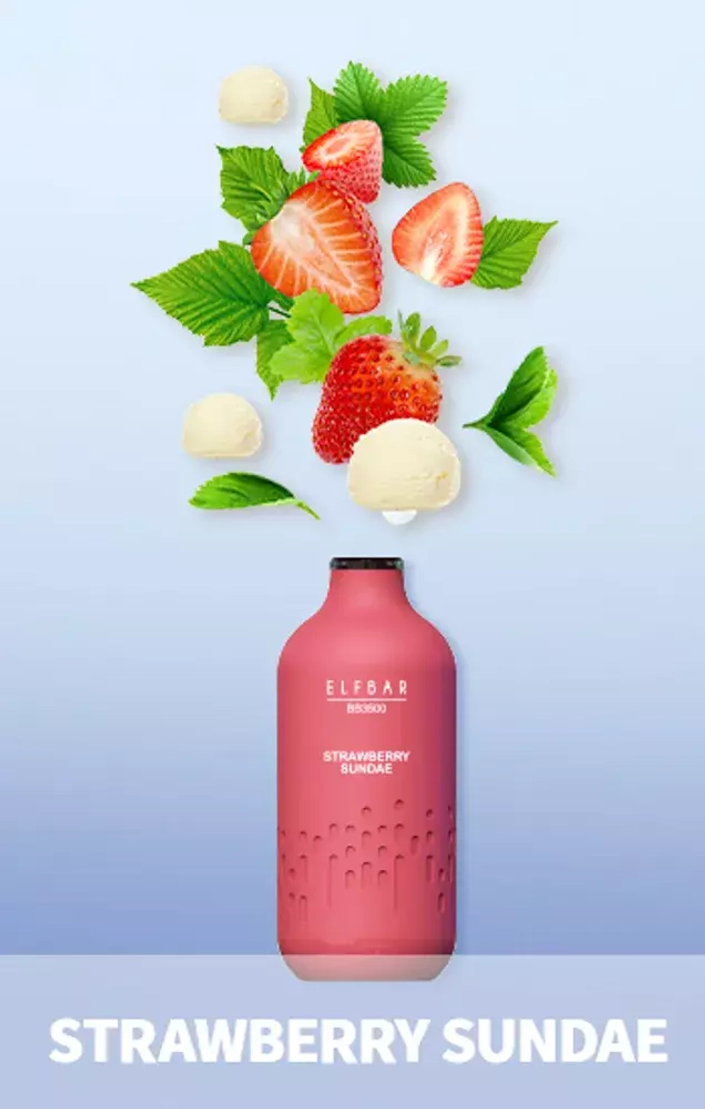Elf Bar BB 3500 - Strawberry Sundae