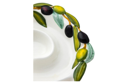 Блюдо для оливок 17см Edelweiss Оливки белое