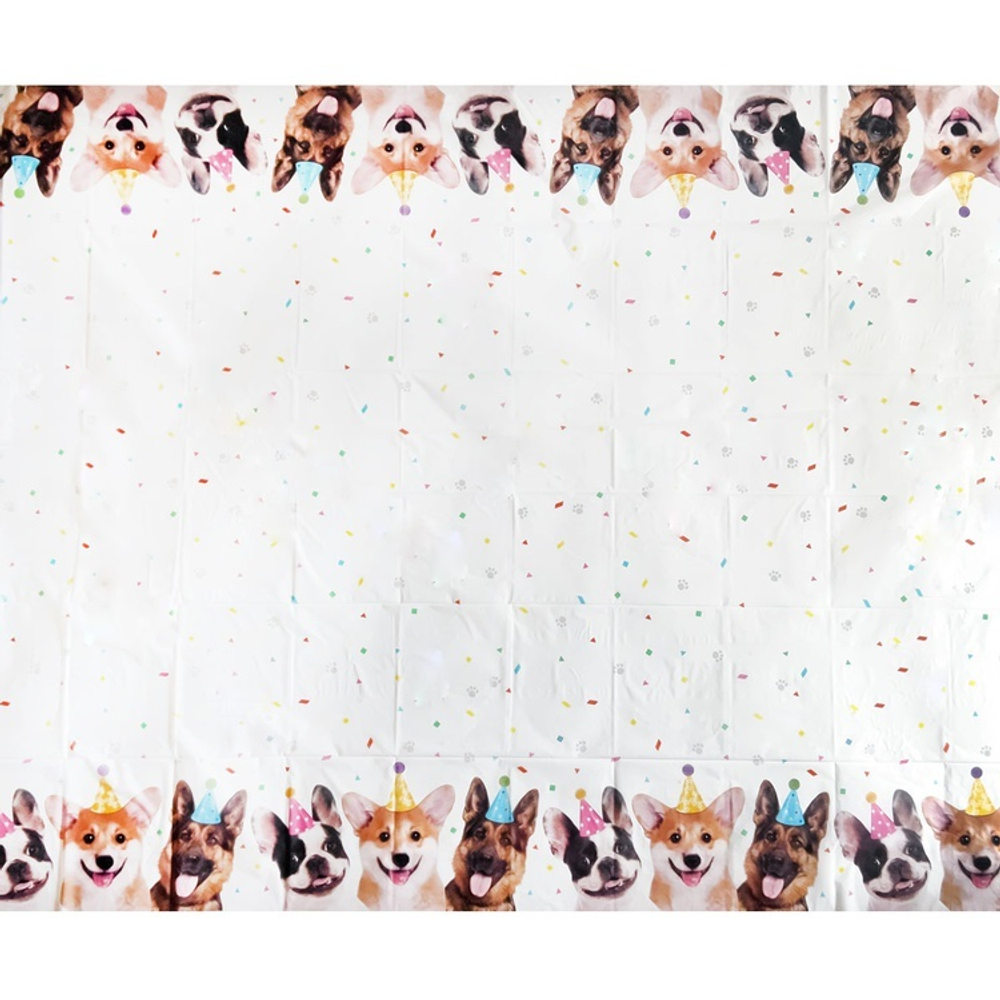 Скатерть полиэтиленовая «Собачки» фотографичные, 130×180 см