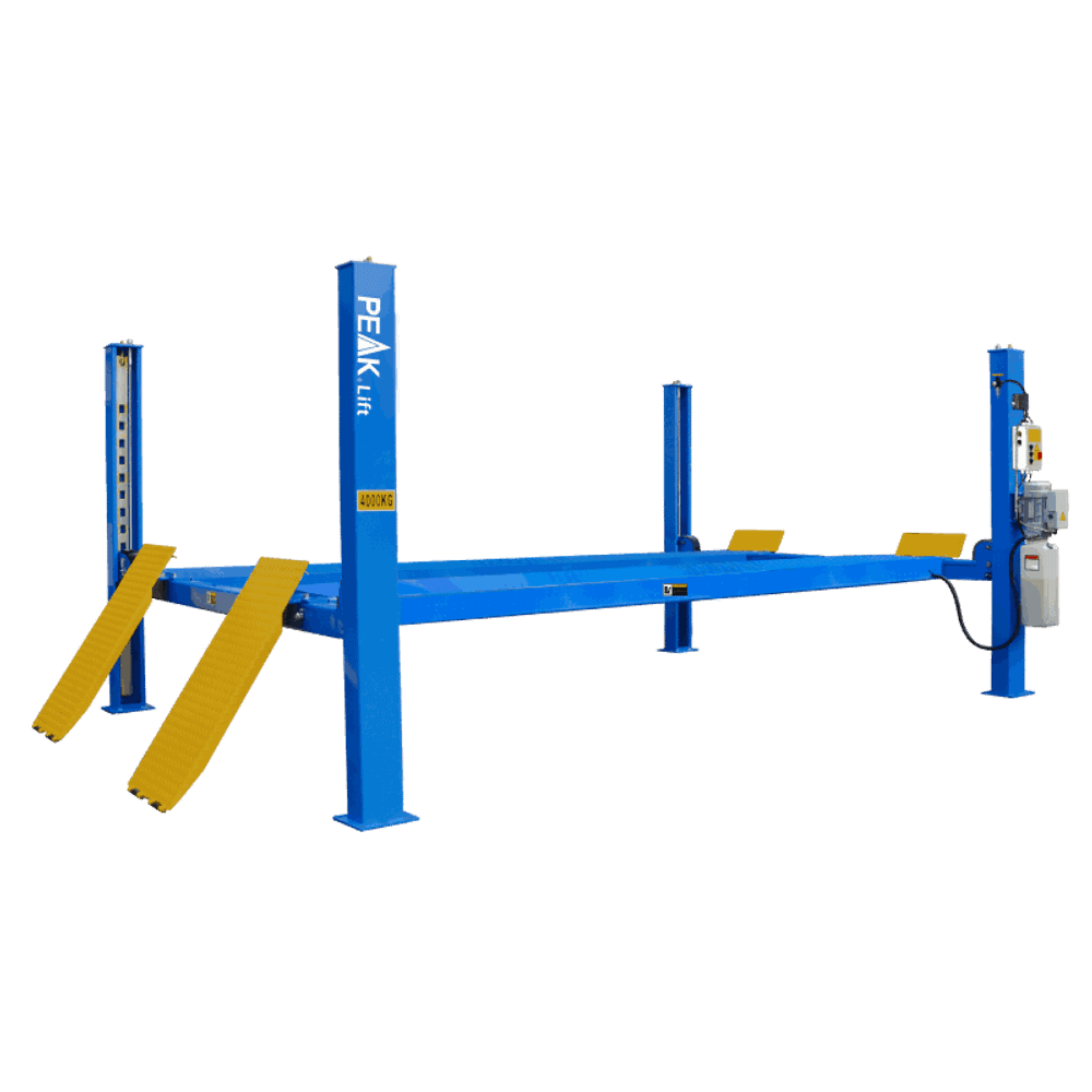 PEAK 409 Подъемник четырехстоечный, 4 т. для слесарных работ