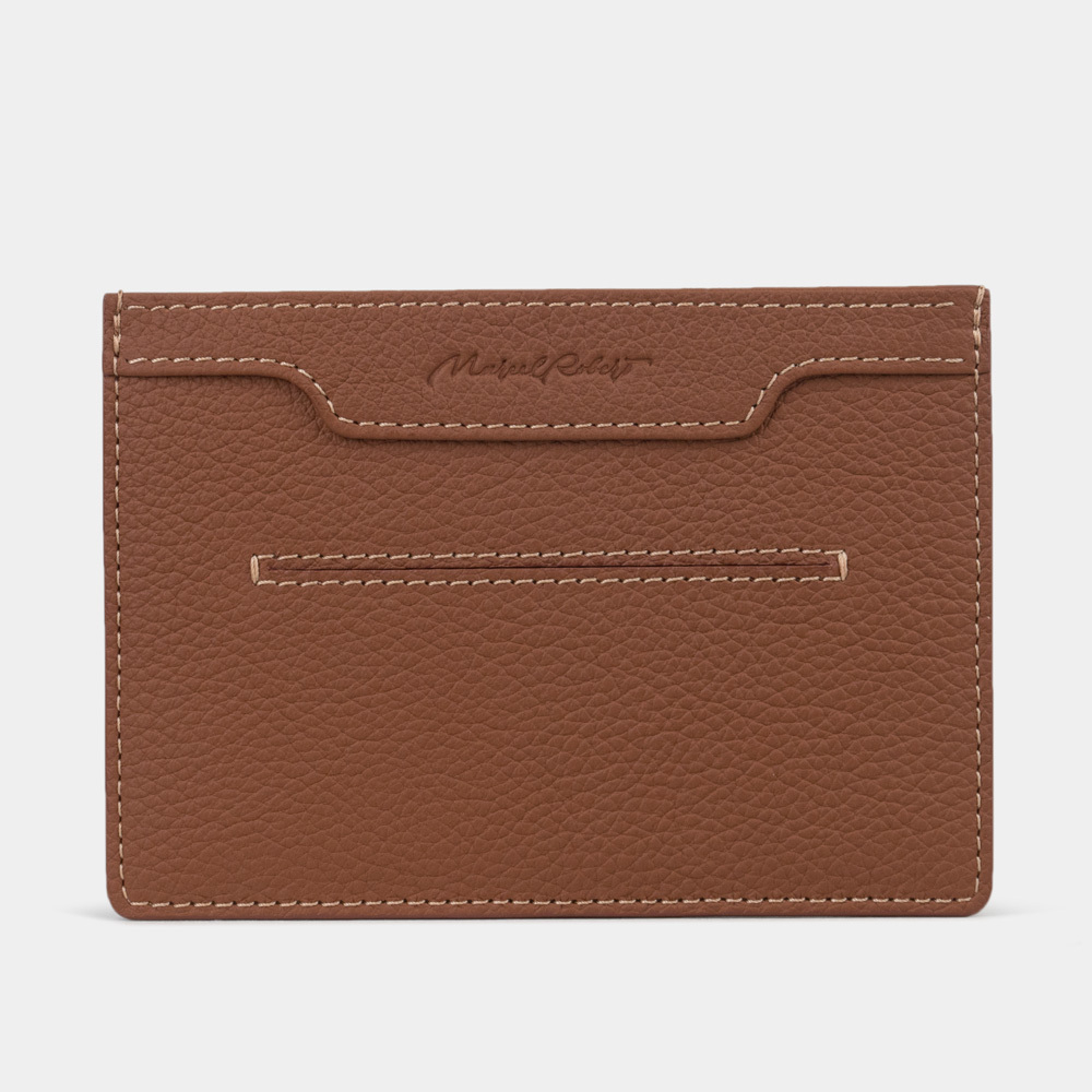 Обложка для автодокументов и паспорта Berlin из кожи теленка, цвета карамель