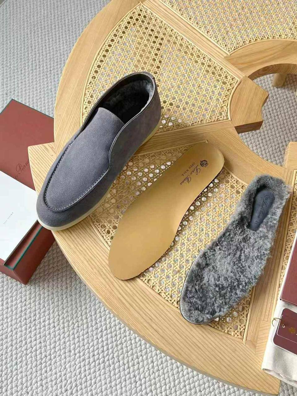 Высокие лоферы Loro Piana