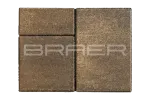 Тротуарная плитка Braer Старый город Ландхаус, Color Mix Каштан, 60 мм