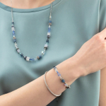 Колье Coeur de Lion Blue-Silver 3035/10-0717