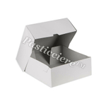 Pasticciere Короб для тортов 225*225*42 мм (белый), 140шт