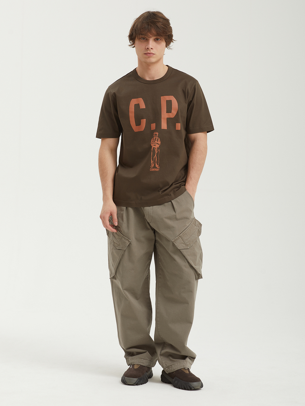 Мужская Футболка In Mercerized Jersey 30/2 Twisted