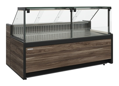 Витрина холодильная Carboma GC111 SM 3,75-1 1008 (статика, газлифт, без боковин)