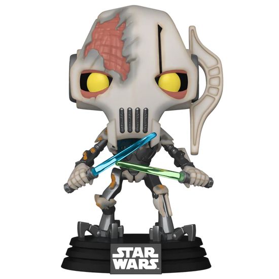Фигурка Funko POP! Bobble Star Wars Games Battlefront II General Grievous (Damaged) (Exc) (646)74812 / Фигурка Фанко ПОП! по мотивам вселенной "Звездные войны",  Генерал Гривус