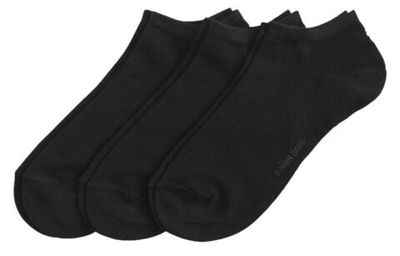 Теннисные носки Björn Borg Sock Step Solid Essential 3P - black