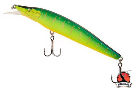 Воблер ADUSTA Jerk Spiker 130SP 19гр #004 Hot Tiger