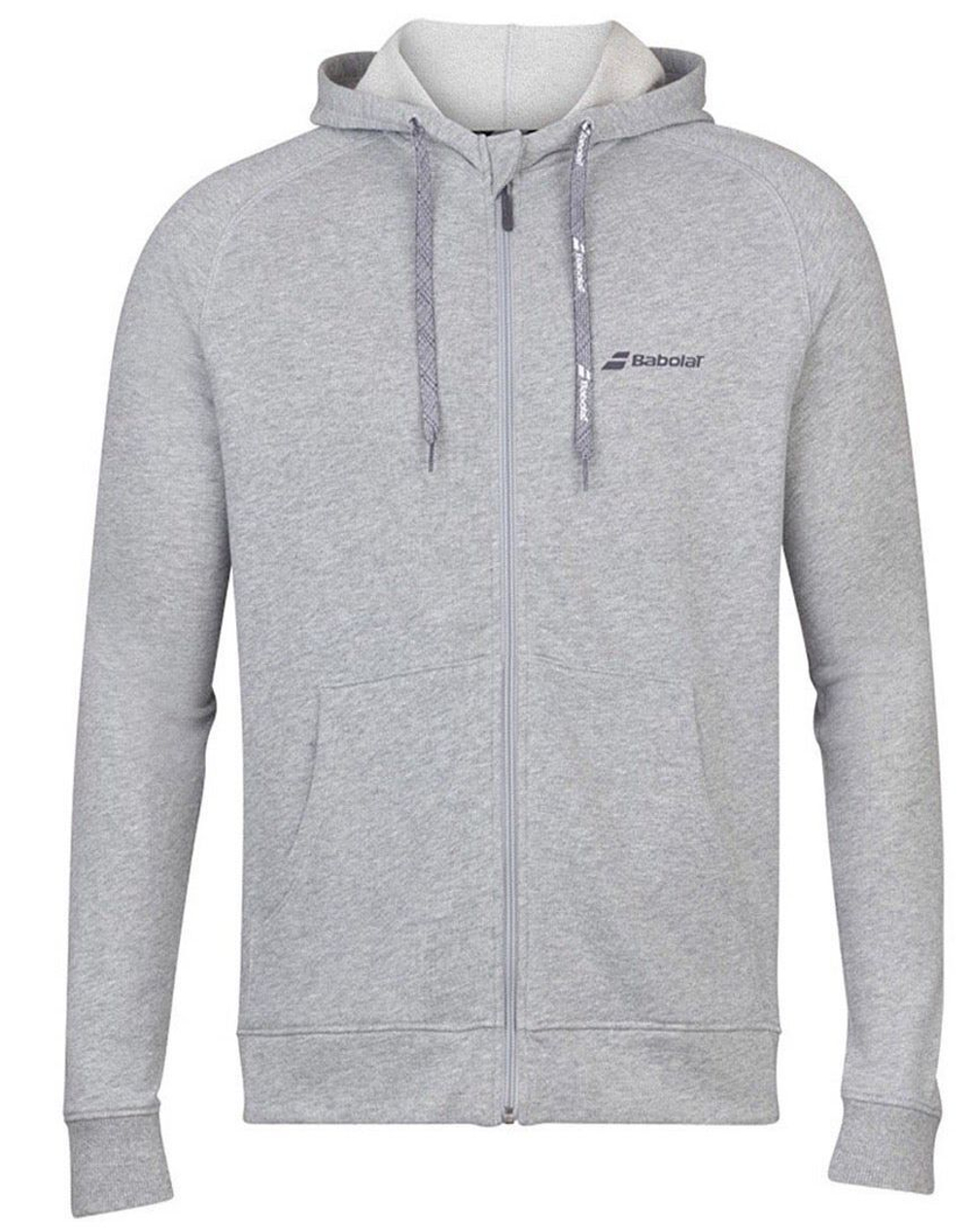 Детская теннисная толстовка Babolat Exercise Hood Jacket Boy - Gray