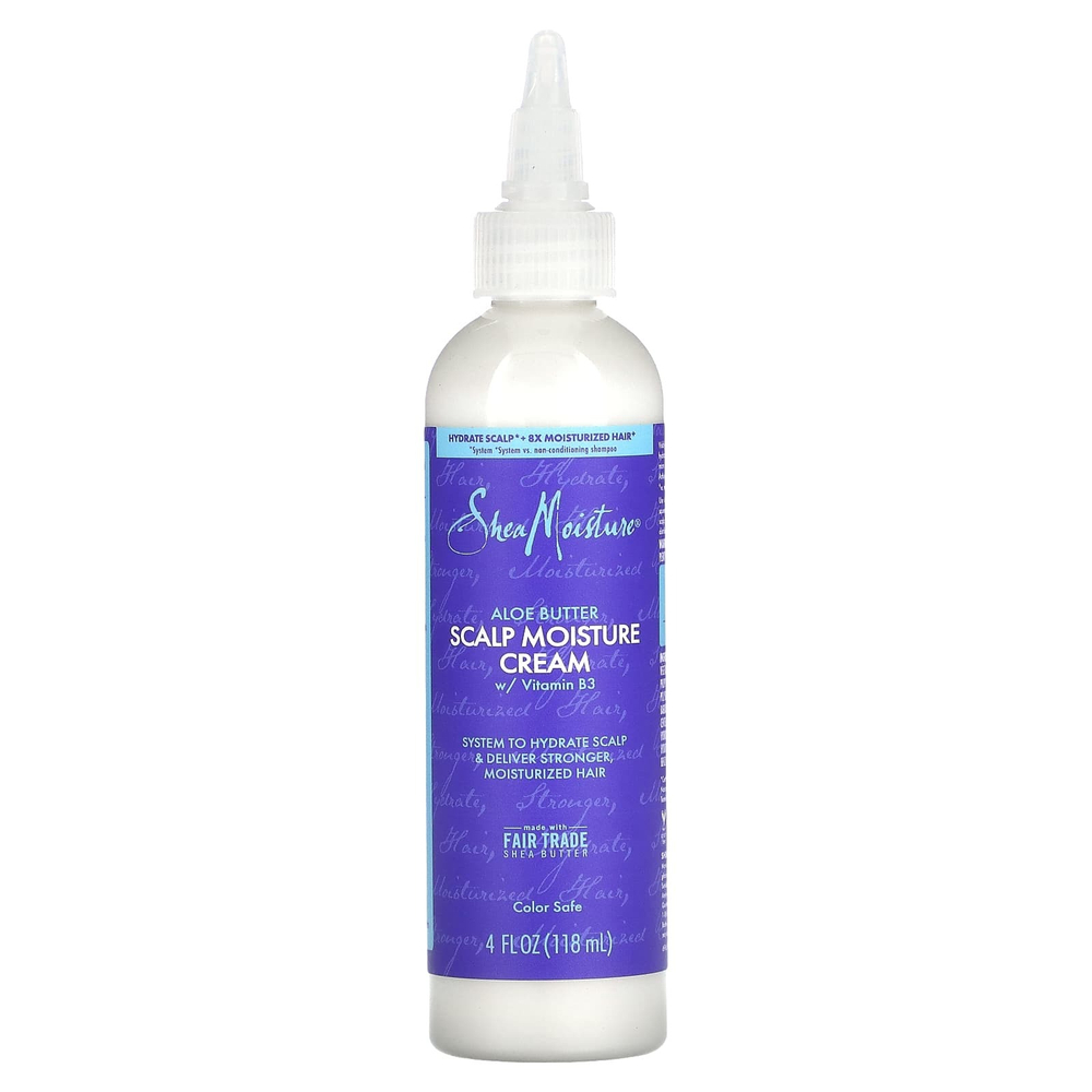 SheaMoisture, Увлажняющий крем для кожи головы, масло алоэ, 118 мл (4 жидк. унц.)