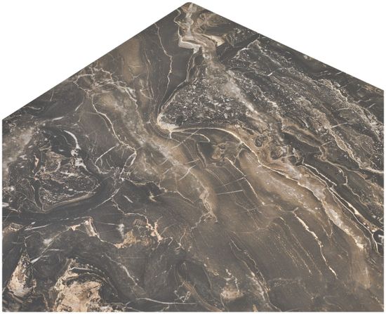 Стол ESTEBIO 160 KL-176, итальянская керамика/ черный каркас