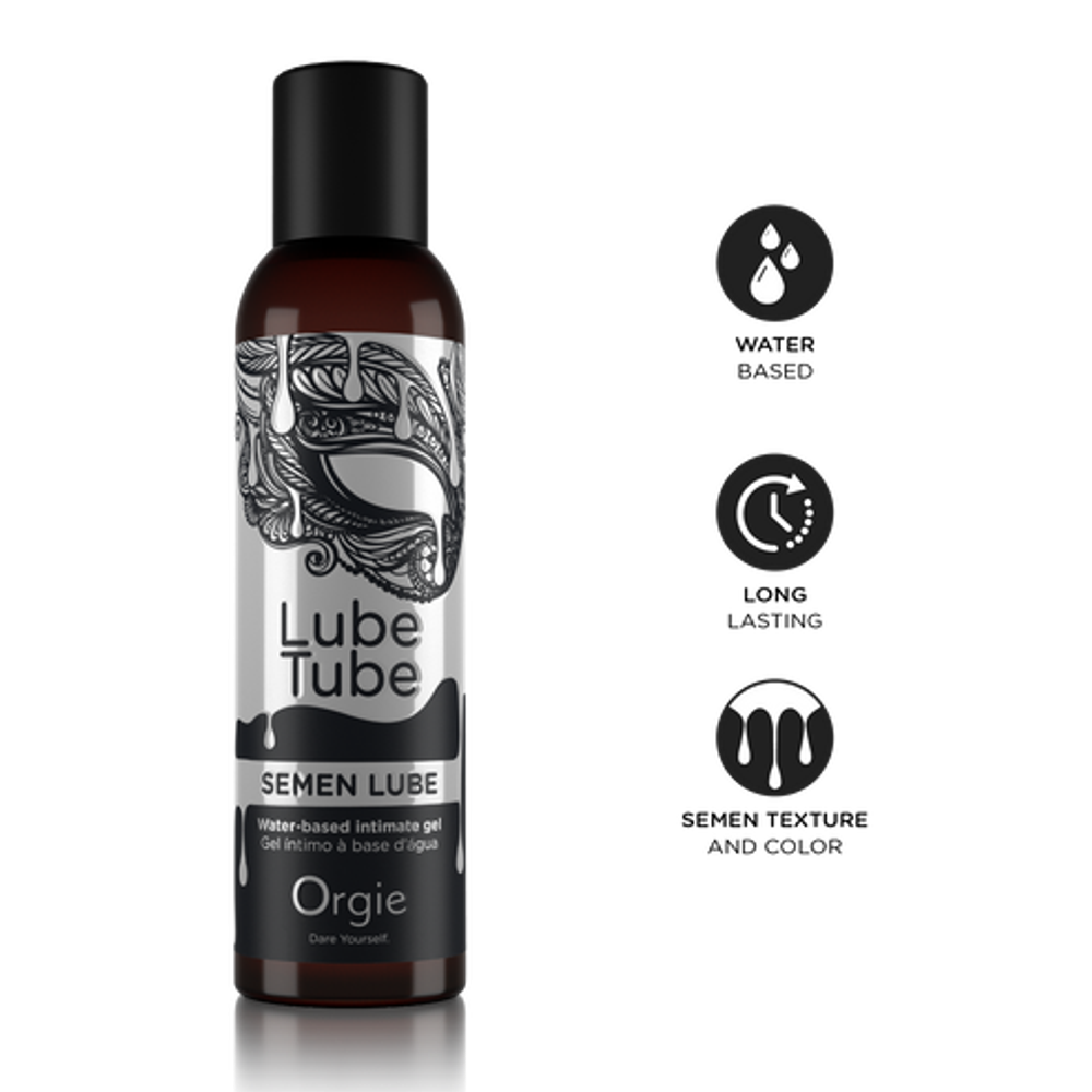 Интимный гель Orgie Lube Tube Semen Lube, имитация спермы (150мл)
