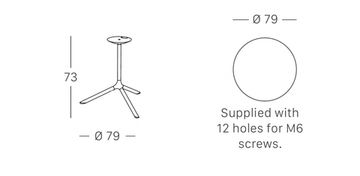 Стол ламинированный обеденный складной Tripe Maxi Folding