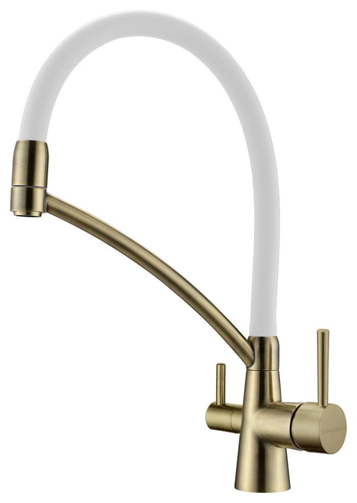 Paulmark Siegen Смеситель Si213111-BRw для кухонной мойки, бронза матовый