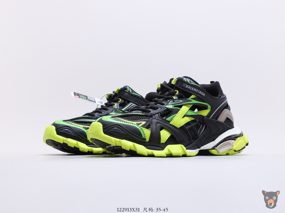 Кроссовки Track.2 Black/Neon Green