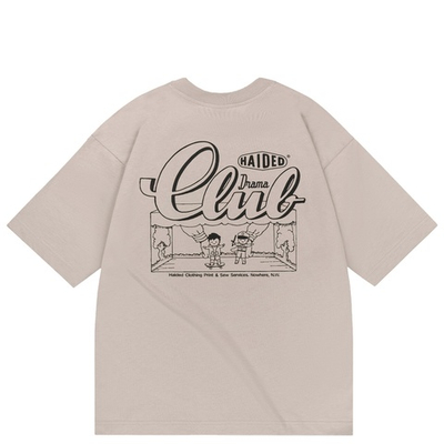 Футболка Haided DRAMA CLUB RLXD HW TEE grey.beige